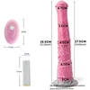 Dildo su nuotolinio valdymo pulteliu Horse Dildo