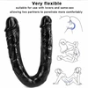Dvipusis dildo, juoda