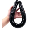 Dvipusis dildo, juoda