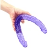 Dvipusis dildo, violetinis