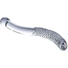 Dvipusis stiklinis dildo, skaidrus