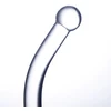 Dvipusis stiklinis dildo, skaidrus