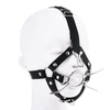 Galvos dirželiai su burnos žiedu Spider Gag