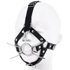 Galvos dirželiai su burnos žiedu Spider Gag