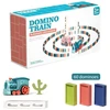 Interaktyvus traukinys su domino Train