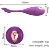 Kegel vibratorius Goldfish su nuotolinio valdymo pulteliu