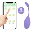 Kegelio vibratoriaus su programėlės valdymu, violetinis
