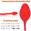 Kegelio vibratorius Rose Remote Control, raudonas