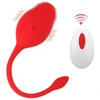 Kegelio vibratorius Rose Remote Control, raudonas
