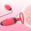 Klitoriaus ir spenelių vibratorius 3in1