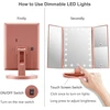 Kosmetinis veidrodis su LED apšvietimu
