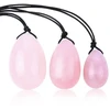 Makšties kamuoliukai Yoni Rose Quartz Eggs, 3 vnt.
