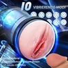 Masturbatorius Oral and Vaginal Cup, juodas