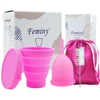Menstruacinių taurelių rinkinys, rožinis, 20 ml