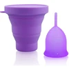 Menstruacinių taurelių rinkinys, violetinis, 20 ml