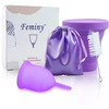 Menstruacinių taurelių rinkinys, violetinis, 30 ml