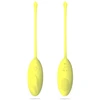 Moteriškas vibratorius Jumping Egg, geltonas
