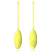 Moteriškas vibratorius - masažuoklis, Jumping Egg, geltonas