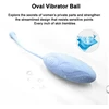 Moteriškas vibratorius - masažuoklis, Jumping Egg, mėlynas