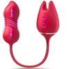 Moteriškas vibratorius - masažuoklis Rose Series 3 viename