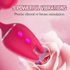 Moteriškas vibratorius - masažuoklis Rose Series 3 viename