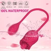 Moteriškas vibratorius - masažuoklis Rose Series 2 viename