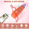 Moteriškas vibratorius su APP Control, violetinė