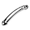 Nerūdijančio plieno dvipusis dildo prostatos masažuoklis, 20 cm