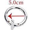 Penio narvas Penis Lock Cock Cage, 5 cm