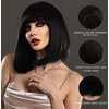 Perukas Premium Wig, juodas