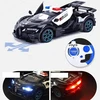 Policijos automobilis su nuotolinio valdymo pulteliu