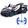 Policijos automobilis su nuotolinio valdymo pulteliu