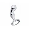 Prostatos masažuoklis ir analinis dildo, sidabras