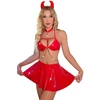 Seksualaus apatinio trikotažo komplektas Sexy Devil, raudona L
