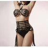 Seksualaus bondage odinio apatinio trikotažo komplektas