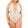 Seksualus nėriniuotas bodis Plus Size
