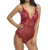 Seksualus nėriniuotas bodis Raudona Lace Temptation