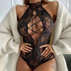 Seksualus nėriniuotas permatomas bodis Simply Sexy