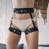 Seksualus vergovės odinis diržas Rocky Girl