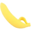 Silikoninis bananų masažuoklis, geltonas
