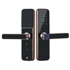 Smart durų spyna su rankena S-Link, bronza