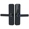 Smart durų spyna su rankena S-Link, juoda