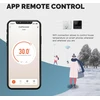 Smart elektrinis šildymo katilo temperatūros termostatas, baltos spalvos