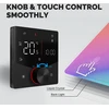 Smart elektrinis šildymo katilo temperatūros termostatas, baltos spalvos