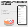 Smart elektrinis šildymo katilo temperatūros termostatas, baltos spalvos