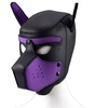 Šuniuko kaukė Puppy Hood, juoda/violetinė