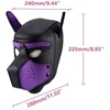 Šuniuko kaukė Puppy Hood, juoda/violetinė