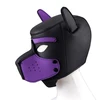 Šuniuko kaukė Puppy Hood, juoda/violetinė