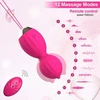 Vaginalinis rutulinis vibratorius su nuotolinio valdymo pulteliu