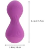Vaginalinis rutulinis vibratorius su nuotolinio valdymo pulteliu